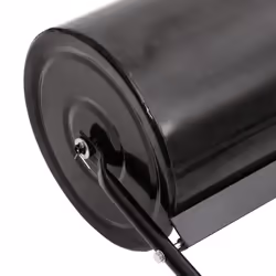 vidaXL Garden Lawn Roller with Aerator Clamps Grass Roller Black 63 L Iron - Additional view 4