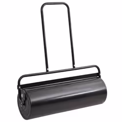 vidaXL Garden Lawn Roller with Aerator Clamps Tool Black 63 L Iron and Steel