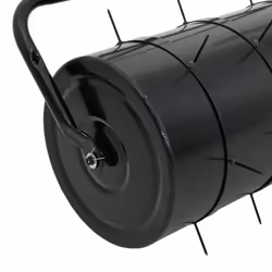 vidaXL Garden Lawn Roller with Aerator Clamps Tool Black 63 L Iron and Steel - Additional view 5