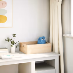 vidaXL Wooden Box Storage Box Wooden Crate Treasure Chest Solid Wood Pine - natural, 40 x 30 x 13 cm