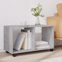 vidaXLÃÂ RollingÃÂ Cabinet Filing Cabinet File Cabinet Engineered Wood - concrete grey, 72 x 33 x 42.5 cm - Additional view 2