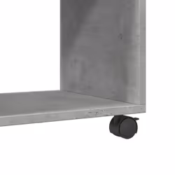 vidaXLÃÂ RollingÃÂ Cabinet Filing Cabinet File Cabinet Engineered Wood - concrete grey, 72 x 33 x 42.5 cm - Additional view 7