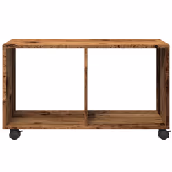 vidaXLÃÂ RollingÃÂ Cabinet Filing Cabinet File Cabinet Engineered Wood - old wood, 72 x 33 x 42.5 cm - Additional view 4