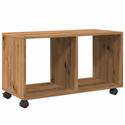 vidaXLÃÂ RollingÃÂ Cabinet Filing Cabinet File Cabinet Engineered Wood - oak, 72 x 33 x 42.5 cm - Additional view 6