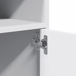 vidaXL Rolling Cabinet Mobile Filing Cabinet Storage Cabinet Engineered Wood - white - Additional view 7