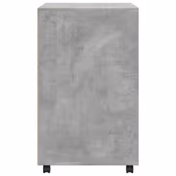 vidaXL Rolling Cabinet Mobile Filing Cabinet Storage Cabinet Engineered Wood - concrete grey - Additional view 4