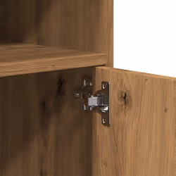 vidaXL Rolling Cabinet Mobile Filing Cabinet Storage Cabinet Engineered Wood - oak - Additional view 7