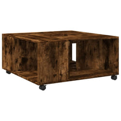 vidaXL Coffee Table Hallway Tea End Table Side Table Engineered Wood - smoked oak