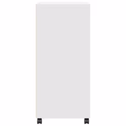 vidaXL RollingÃÂ Cabinet Office Storage Cabinet Engineered Wood - white - Additional view 4