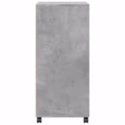 vidaXL RollingÃÂ Cabinet Office Storage Cabinet Engineered Wood - concrete grey - Additional view 4