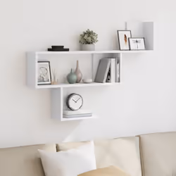VidaXL 853191 shelve Wood White