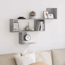VidaXL 853194 shelve Wood Grey