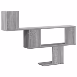 vidaXL Wall Shelf Floating Shelf Storage Shelf Engineered Wood - grey sonoma - Additional view 5