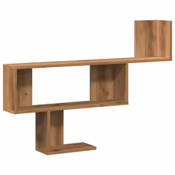 vidaXL Wall Shelf Floating Shelf Storage Shelf Engineered Wood - oak
