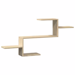 vidaXL Wall Shelf Floating Shelf Storage Shelf Engineered Wood - sonoma oak