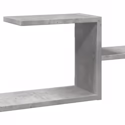 vidaXL Wall Shelf Floating Shelf Storage Shelf Engineered Wood - concrete grey - Additional view 7