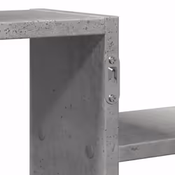 vidaXL Wall Shelf Floating Shelf Storage Shelf Engineered Wood - concrete grey - Additional view 8