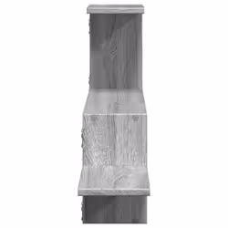 vidaXL Wall Shelf Floating Shelf Storage Shelf Engineered Wood - grey sonoma - Additional view 4