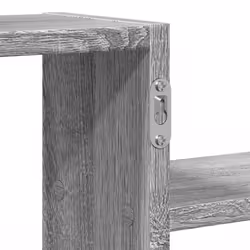 vidaXL Wall Shelf Floating Shelf Storage Shelf Engineered Wood - grey sonoma - Additional view 8