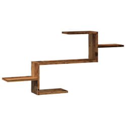 vidaXL Wall Shelf Floating Shelf Storage Shelf Engineered Wood - old wood