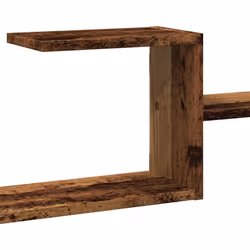 vidaXL Wall Shelf Floating Shelf Storage Shelf Engineered Wood - old wood - Additional view 7