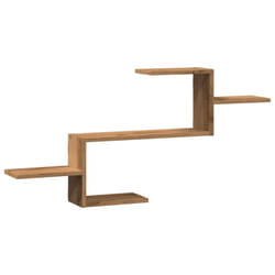 vidaXL Wall Shelf Floating Shelf Storage Shelf Engineered Wood - oak