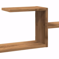 vidaXL Wall Shelf Floating Shelf Storage Shelf Engineered Wood - oak - Additional view 7
