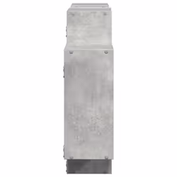 vidaXL Wall Shelf Floating Shelf Wall Storage Shelf Engineered Wood - concrete grey, 159 x 18 x 65 cm - Additional view 4