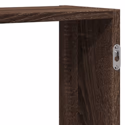 vidaXL Wall Shelf Floating Shelf Wall Storage Shelf Engineered Wood - brown oak, 159 x 18 x 65 cm - Additional view 7
