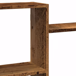 vidaXL Wall Shelf Floating Shelf Wall Storage Shelf Engineered Wood - old wood, 159 x 18 x 65 cm - Additional view 6