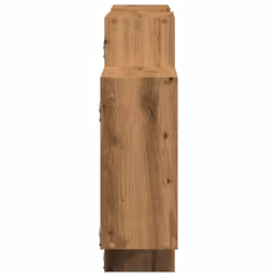 vidaXL Wall Shelf Floating Shelf Wall Storage Shelf Engineered Wood - oak, 159 x 18 x 65 cm - Additional view 4