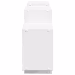 vidaXL Wall Shelf Floating Shelf Wall Storage Shelf Engineered Wood - white, 129 x 18 x 42 cm - Additional view 4