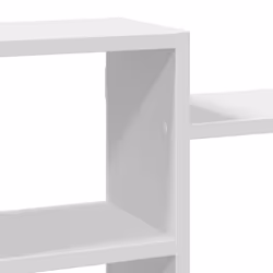 vidaXL Wall Shelf Floating Shelf Wall Storage Shelf Engineered Wood - white, 129 x 18 x 42 cm - Additional view 6