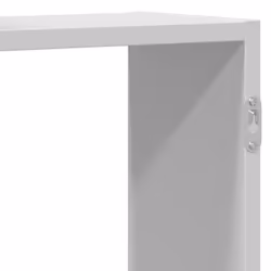 vidaXL Wall Shelf Floating Shelf Wall Storage Shelf Engineered Wood - white, 129 x 18 x 42 cm - Additional view 7