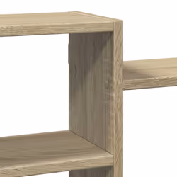 vidaXL Wall Shelf Floating Shelf Wall Storage Shelf Engineered Wood - sonoma oak, 129 x 18 x 42 cm - Additional view 6
