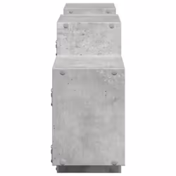 vidaXL Wall Shelf Floating Shelf Wall Storage Shelf Engineered Wood - concrete grey, 129 x 18 x 42 cm - Additional view 4