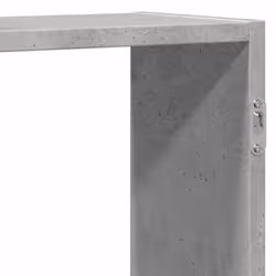 vidaXL Wall Shelf Floating Shelf Wall Storage Shelf Engineered Wood - concrete grey, 129 x 18 x 42 cm - Additional view 7