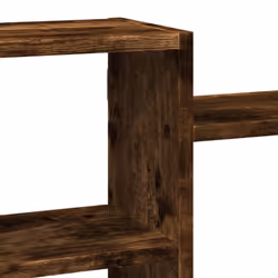 vidaXL Wall Shelf Floating Shelf Wall Storage Shelf Engineered Wood - smoked oak, 129 x 18 x 42 cm - Additional view 6