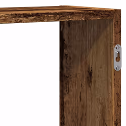 vidaXL Wall Shelf Floating Shelf Wall Storage Shelf Engineered Wood - old wood, 129 x 18 x 42 cm - Additional view 7