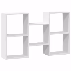vidaXL Wall Shelf Floating Shelf Storage Shelf Engineered Wood - white