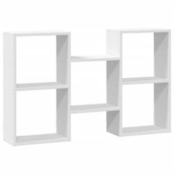 vidaXL Wall Shelf Floating Shelf Storage Shelf Engineered Wood - white