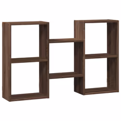 vidaXL Wall Shelf Floating Shelf Storage Shelf Engineered Wood - brown oak