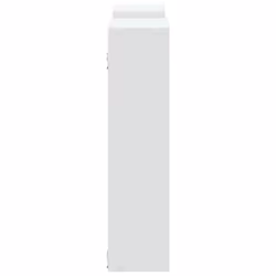 vidaXL Wall Shelf Floating Shelf Display Storage Shelf Engineered Wood - white - Additional view 4