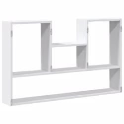vidaXL Wall Shelf Floating Shelf Display Storage Shelf Engineered Wood - white - Additional view 5