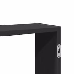 vidaXL Wall Shelf Floating Shelf Display Storage Shelf Engineered Wood - black - Additional view 7