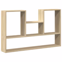 vidaXL Wall Shelf Floating Shelf Display Storage Shelf Engineered Wood - sonoma oak
