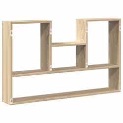 vidaXL Wall Shelf Floating Shelf Display Storage Shelf Engineered Wood - sonoma oak - Additional view 5