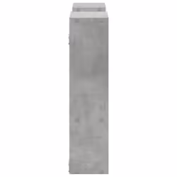 vidaXL Wall Shelf Floating Shelf Display Storage Shelf Engineered Wood - concrete grey - Additional view 4