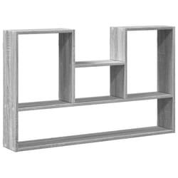 vidaXL Wall Shelf Floating Shelf Display Storage Shelf Engineered Wood - grey sonoma