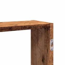 vidaXL Wall Shelf Floating Shelf Display Storage Shelf Engineered Wood - old wood - Additional view 7